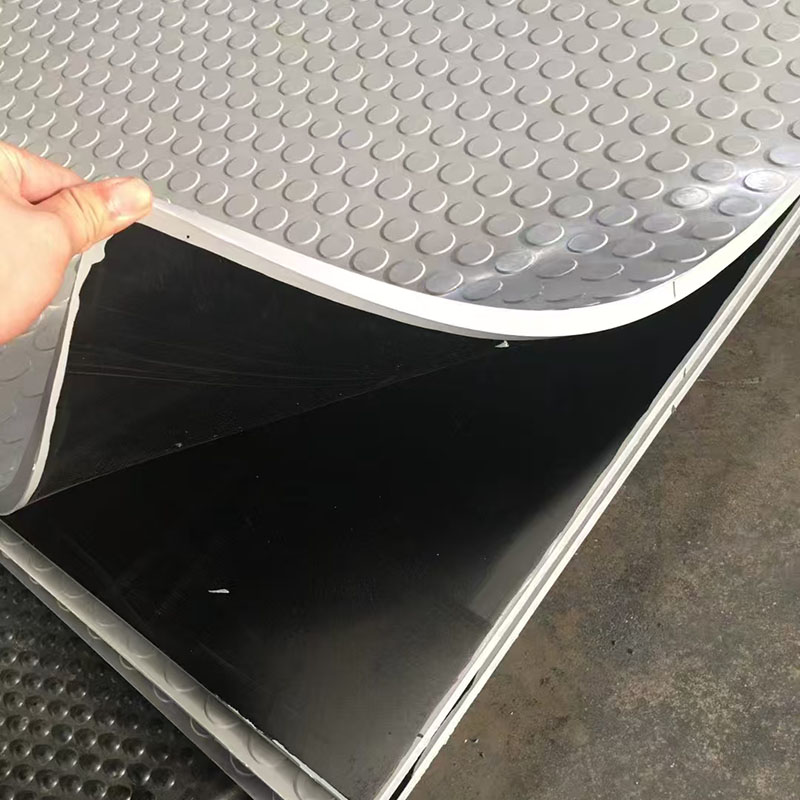 Rubber skid plate